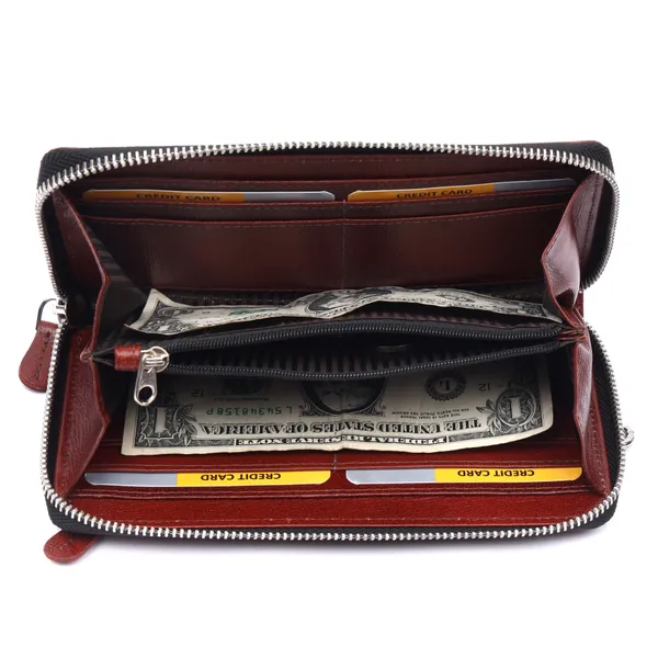 Wine_Brown_Suffiano_Leather_Long_Zip_Wallet_for_Women