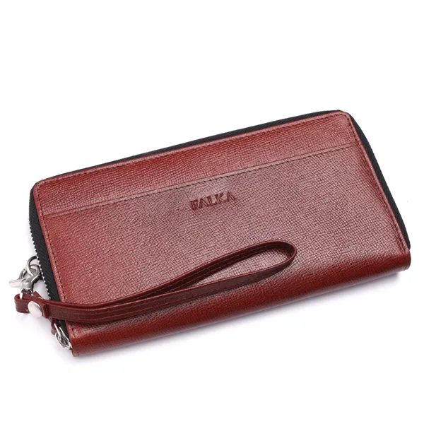 Wine_Brown_Suffiano_Leather_Long_Zip_Wallet_for_Women