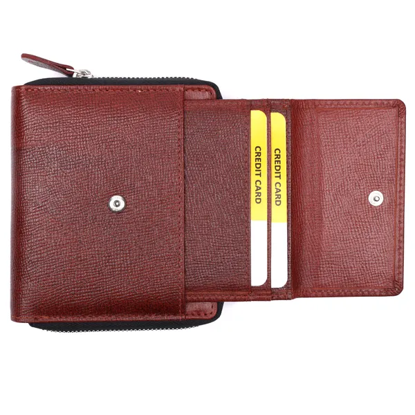 Wine_Brown_Suffiano_Leather_Zip_Wallet