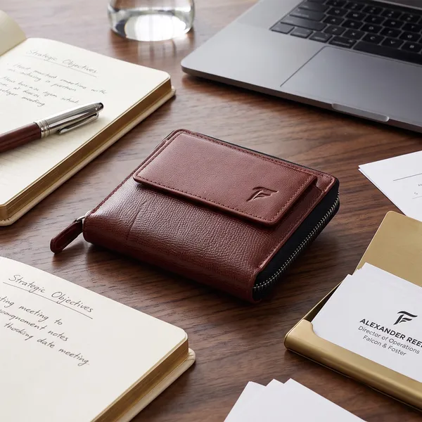 Wine_Brown_Suffiano_Leather_Zip_Wallet