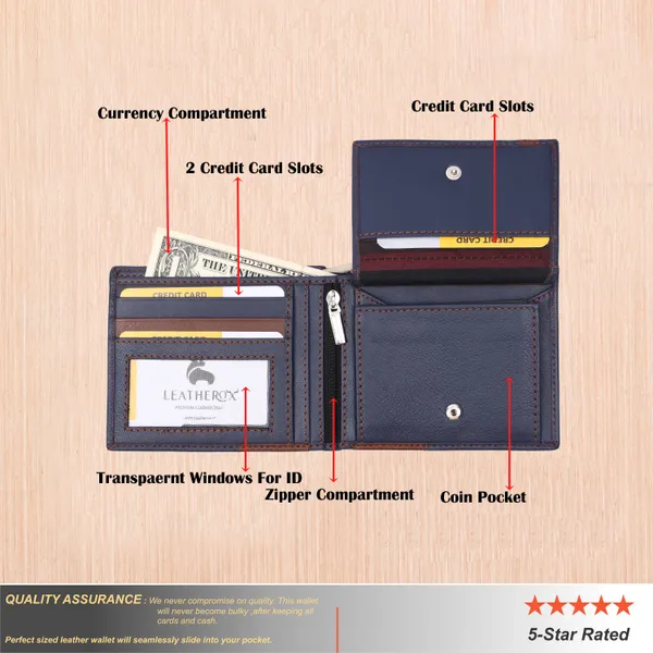 Blue-Brown_Genuine_Leather_Bifold_Wallet_for_Men