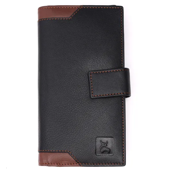 Black-Brown_Leather_Long_Wallet_for_Women