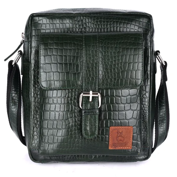 Olive_Green_Textured_Crossbody_Sling_Bag_for_Men