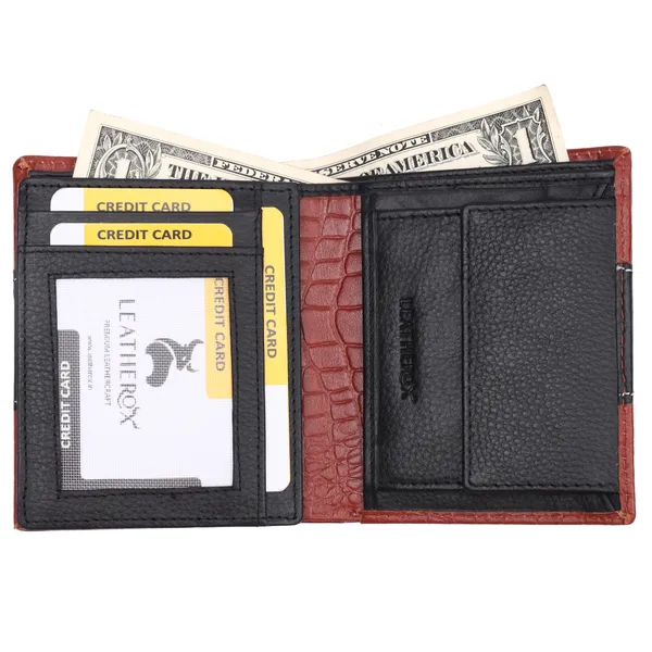 BLack-Tan_Leather_Bi-Fold_Wallet_for_Men