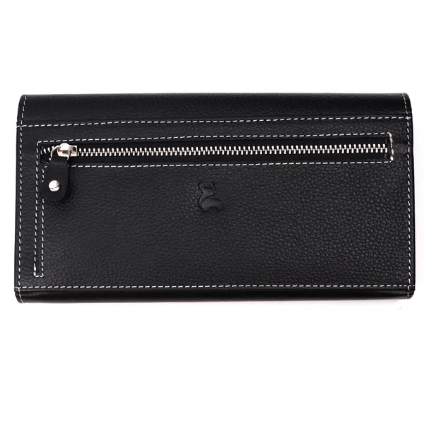 Black-Brown_Textured_Long_Wallet_for_Men