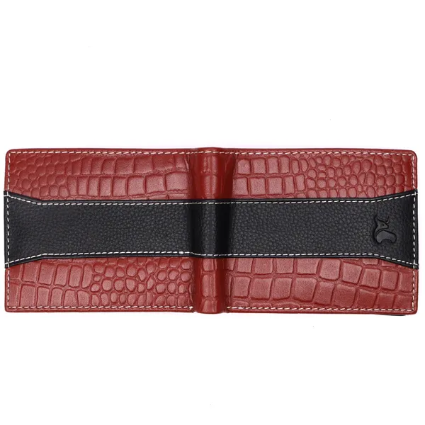 Black-Tan_Textured_Bi-Fold_Wallet_for_Men