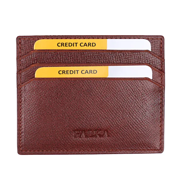 Wine_Brown_Suffiano_Leather_Card_Holder_Wallet_for_Unisex