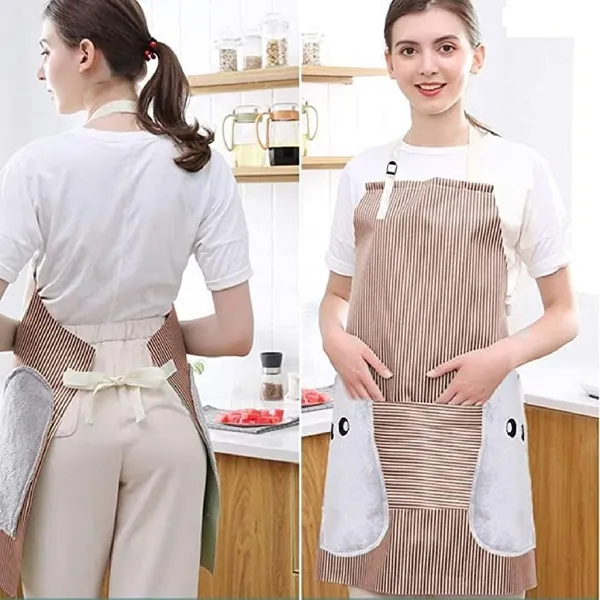 Kitchen_Apron_With_Pocket_And_Towels
