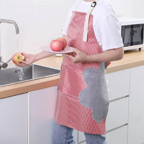 Kitchen_Cooking_Apron_With_Pockets_And_Towels