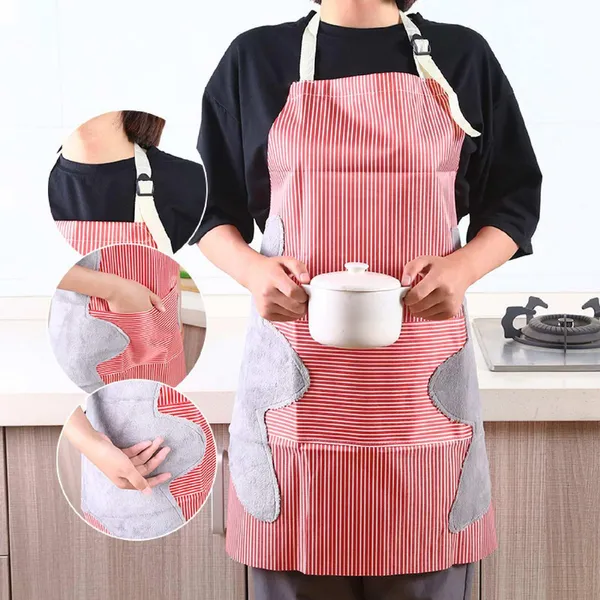 Kitchen_Cooking_Apron_With_Pockets_And_Towels