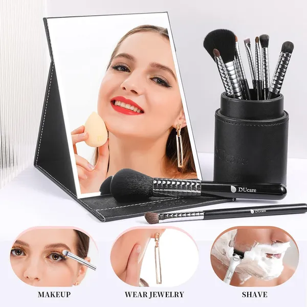 Folding_Compact_Makeup_Mirror_With_Stand