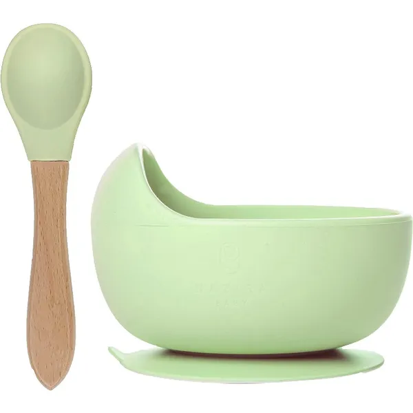 Baby_Silicone_Feeding_Bowl_With_Wooden_Spoon