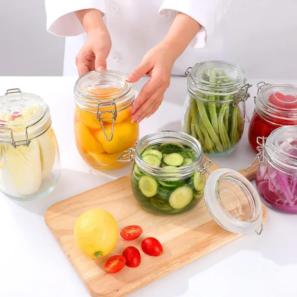 Wide_Mouth_Glass_Preserving_Jars_With_Clip_Top_Lids