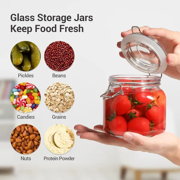 Glass_Food_Storage_Jar_With_Airtight_Clamp_Lid