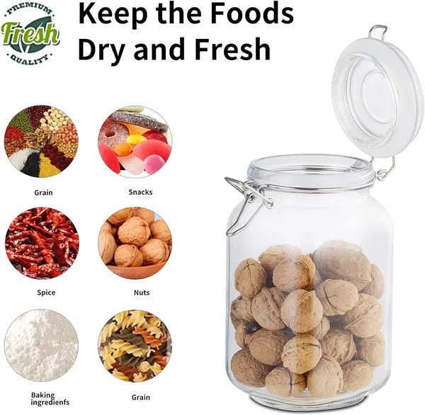 Glass_Storage_Canister_With_Clip_Lid