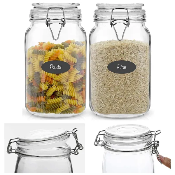 Glass_Storage_Canister_With_Clip_Lid