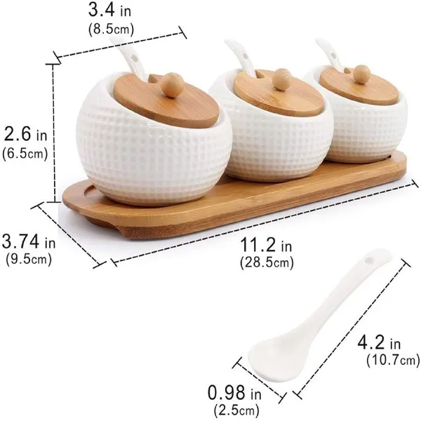 Porcelain_Condiment_Jar_With_Bamboo_Lid_And_Wooden_Tray