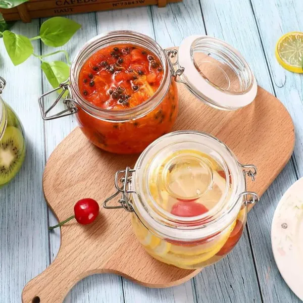Glass_Kitchen_Storage_Canister_With_Hinged_Lid