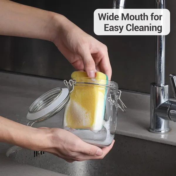 Glass_Kitchen_Storage_Canister_With_Hinged_Lid