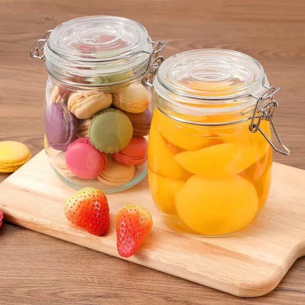 Glass_Kitchen_Storage_Canister_With_Hinged_Lid