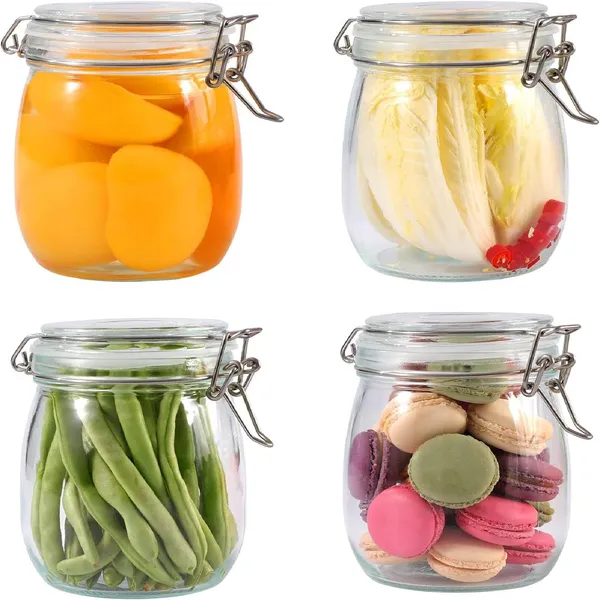 Glass_Kitchen_Storage_Canister_With_Hinged_Lid