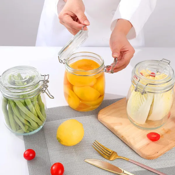 Glass_Kitchen_Storage_Canister_With_Hinged_Lid