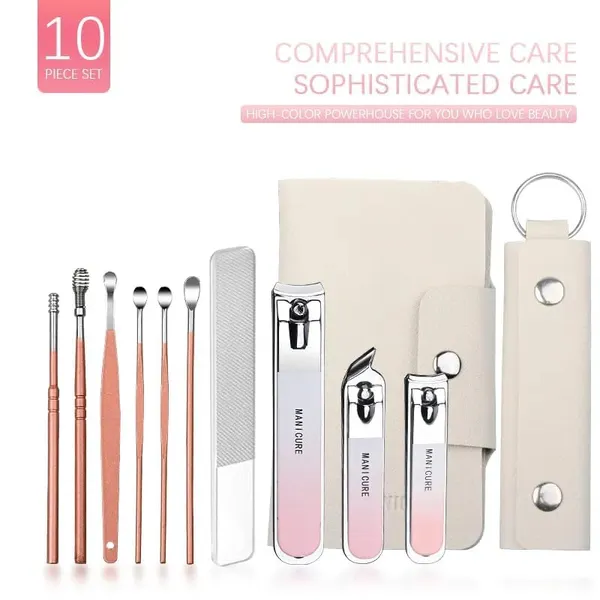 Nail_Clippers_And_Manicure_Set_With_Case