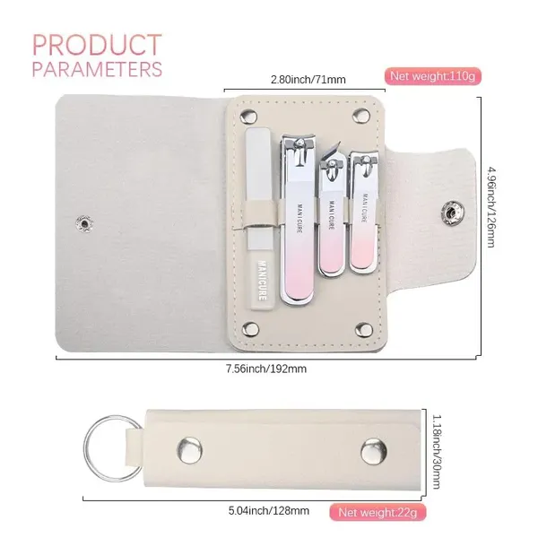 Nail_Clippers_And_Manicure_Set_With_Case
