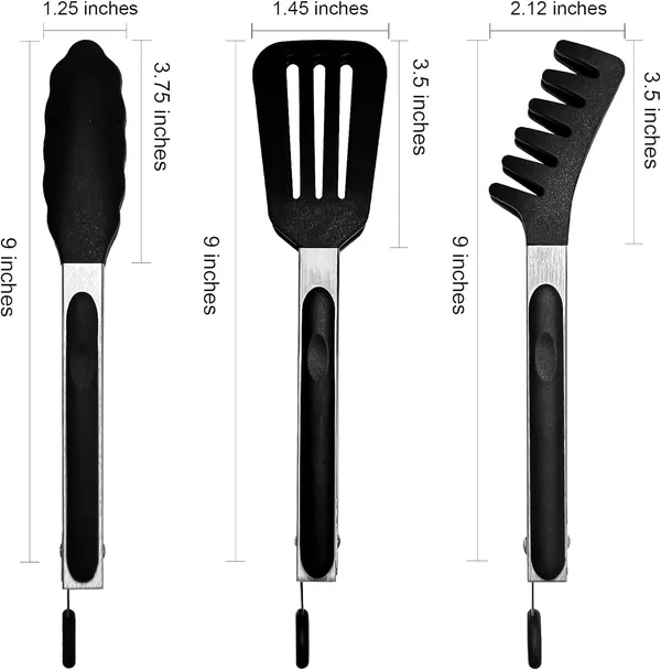 KRIVETY_3in1_Silicone_Kitchen_Cooking_Tongs_Set,_11"_Stainless_Steel_Nonstick_Food_Tong_with_BPA_Free_Silicone_Tips_for_Serving_Spaghetti_Steak_Pizza_Salad_Vegetable_Fruit__Silicone_Kitchen_Tongs