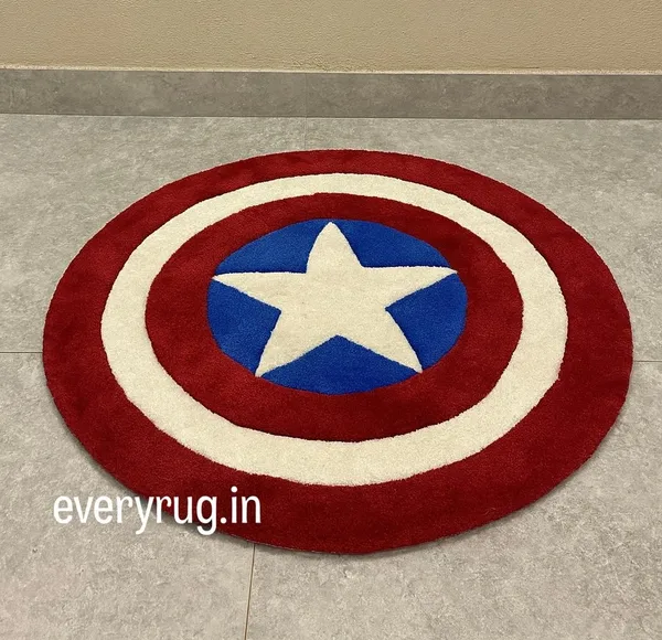 Captain_America_Shield_Hand_Tufted_Rug_5_Way_Increase_Your_Beauty