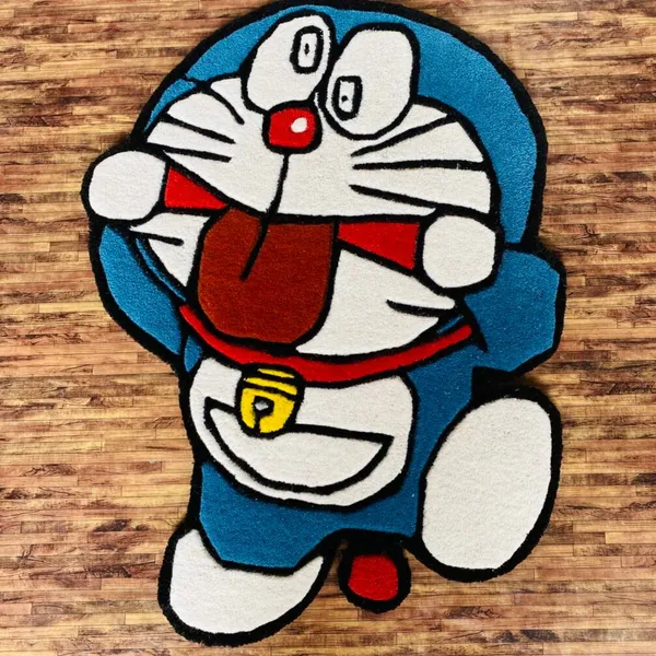 Doreamon_Funny_Rug_For_Kids_Room_Top_1_Handtufted_Cartoon_Carpet