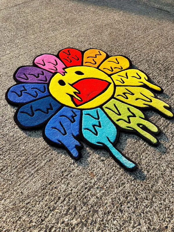 Hypebeast_Flower_Melting_Rug_Top_1_Beast_Melting_Rug_Increase_Your_Beauty