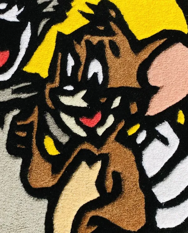 Tom_And_Jerry_Logo_Rug_Cartoon_Rug_Handtufted_Rug_Top_1_Tom_And_Jerry_Rug