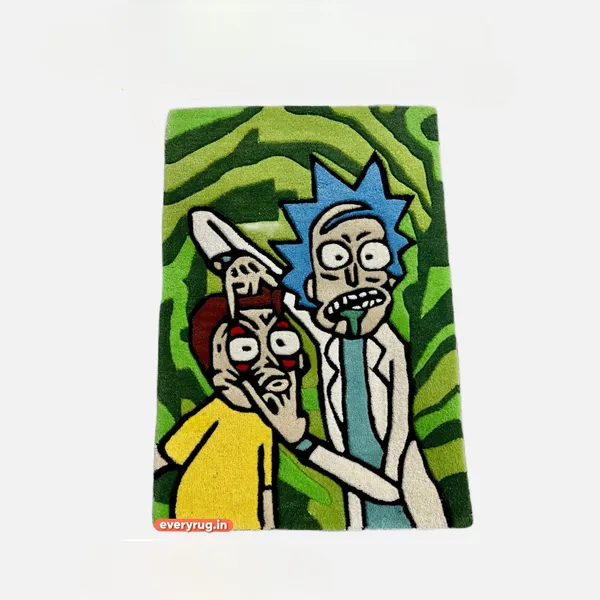 Rick_And_Morty_Rug_Handtufted_Cartoon_Rug_Top_1_Rug_With_30_Off