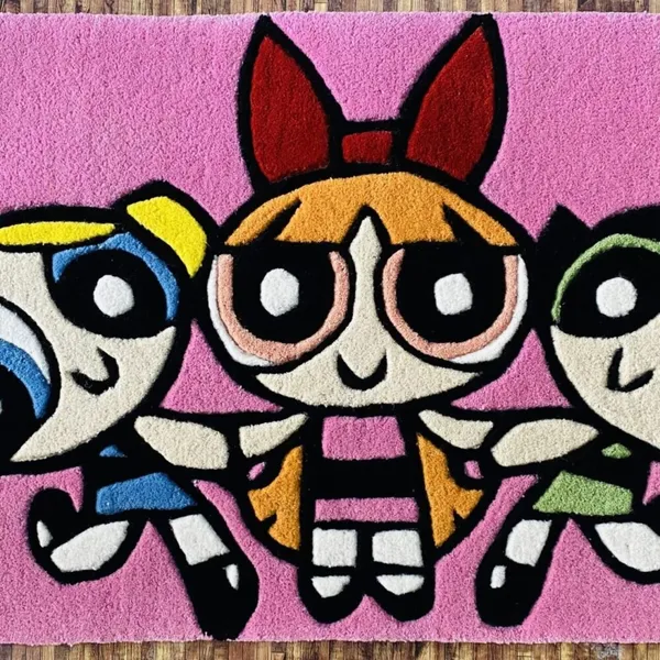 Power_Puff_Girls_Rug_5_Way_To_Increase_Your_Home_Beauty_Hand_Tufted_Rug