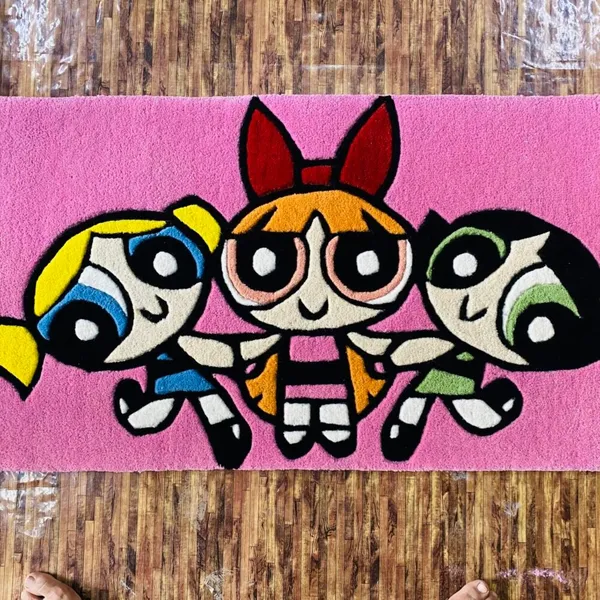 Power_Puff_Girls_Rug_5_Way_To_Increase_Your_Home_Beauty_Hand_Tufted_Rug