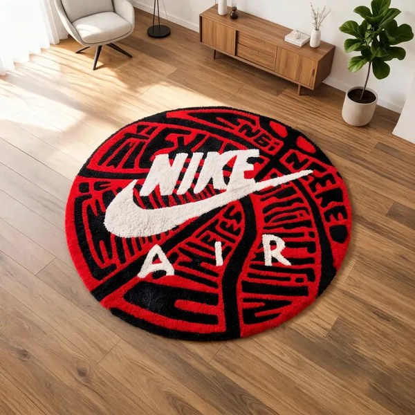 Red_Wool_Contemporary_Black_Sneaker_Cut_Pile_Hand_Tufted_Rug