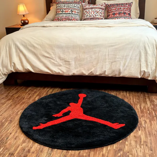 Red_Wool_Contemporary_Jordan_Jump_Silhouette_Cut_Pile_Hand_Tufted_Rug