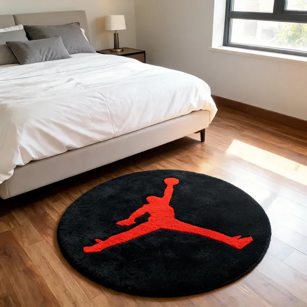 Red_Wool_Contemporary_Jordan_Jump_Silhouette_Cut_Pile_Hand_Tufted_Rug