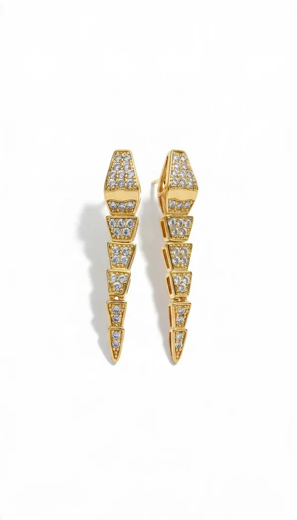 Serpent_Scale_Linear_Drop_Earrings