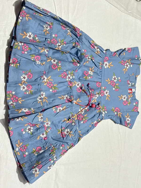 Blue_Floral_Fit_And_Flare_Dress_for_Girls