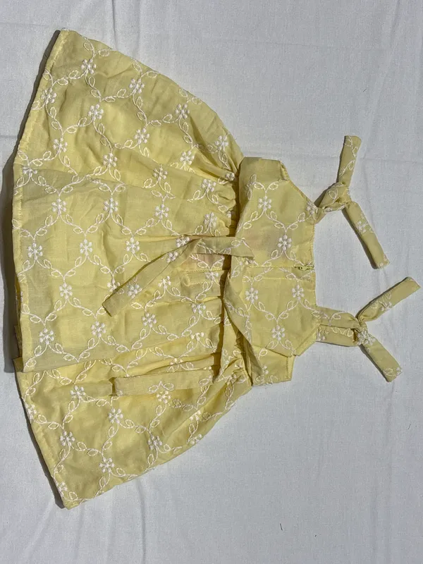 Yellow_Floral_Embroidered_Frock_Dress_For_Baby_Girls