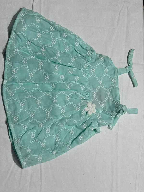 Mint_Green_Cotton_Floral_Flared_Dress_for_Girls