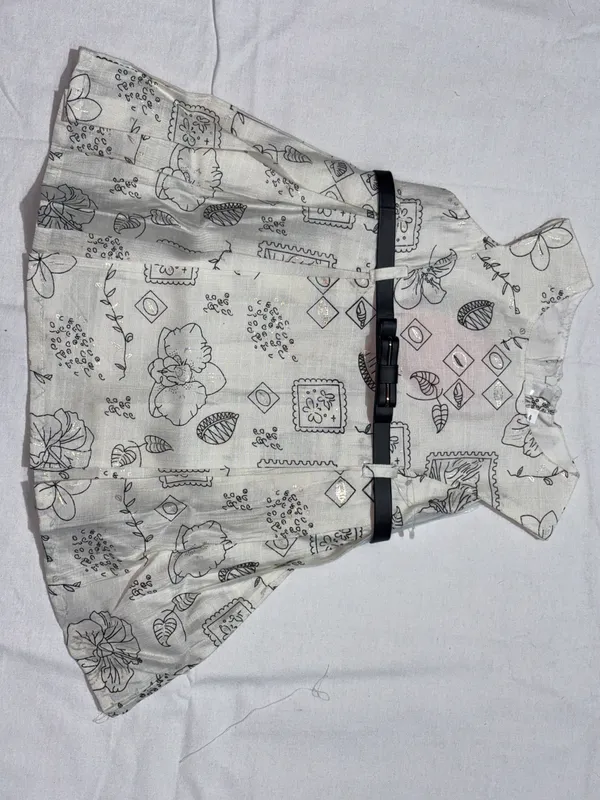 White_Printed_A-Line_Dress_for_Girls