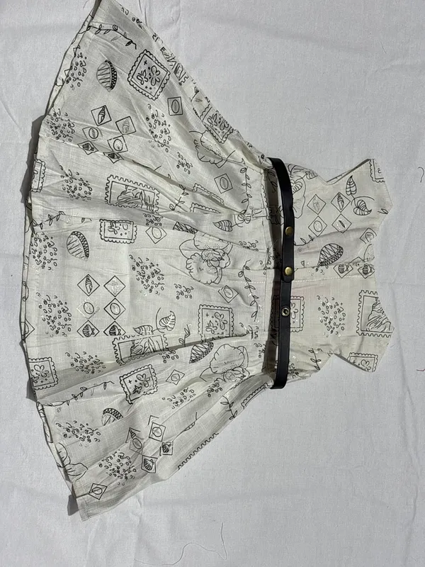 White_Printed_A-Line_Dress_for_Girls