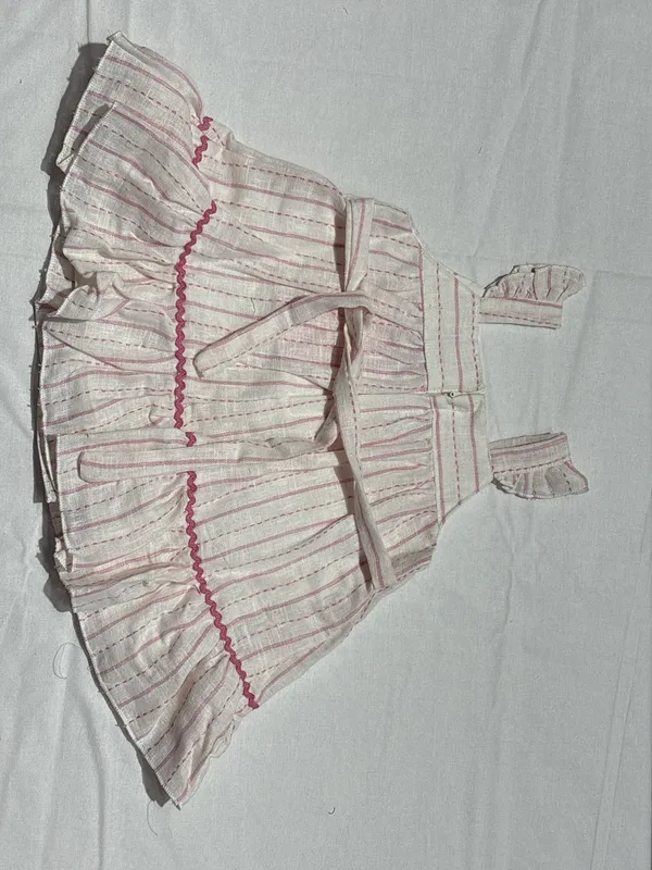 Cream_Striped_Ruffle_Dress_for_Baby_Girls