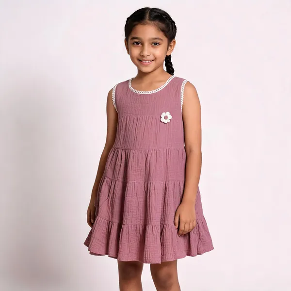Mauve_Textured_Sleeveless_Frock_Dress_For_Girls