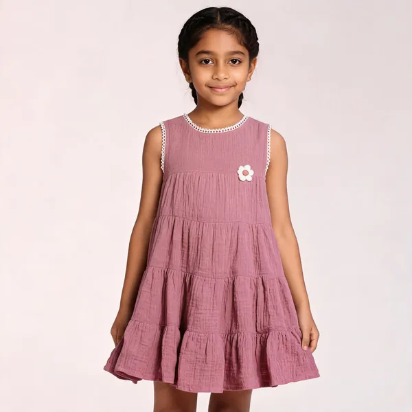 Mauve_Textured_Sleeveless_Frock_Dress_For_Girls