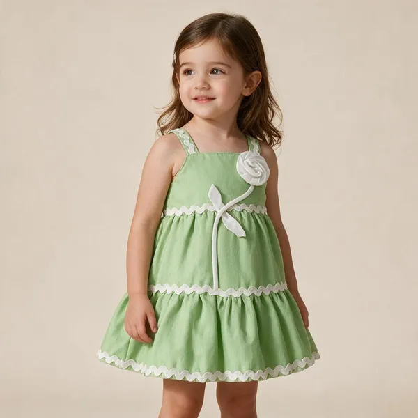 Green_Ruffled_Frock_Dress_For_Baby_Girls