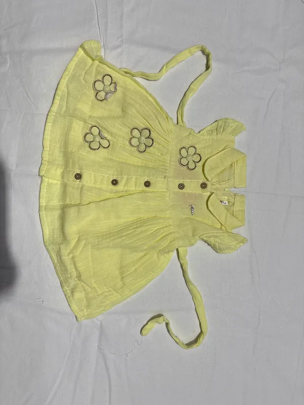 Yellow_Floral_Flared_Dress_for_Girls